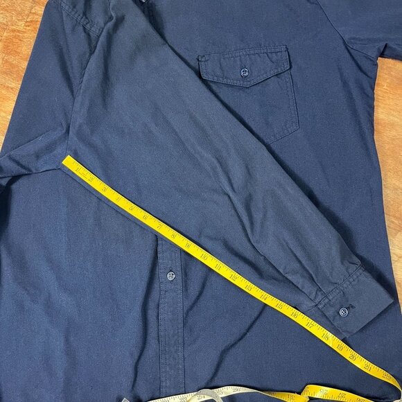 Oberon Arc 8 Shirt Mens XL Long Sleeve Navy Blue Category 2 Electrician - Picture 7 of 11
